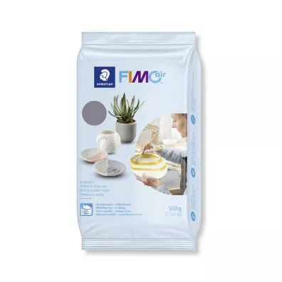 Masa Fimo Air modelarska 500g szara Staedtler
