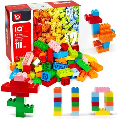 Klocki kolorowe du�e 110el