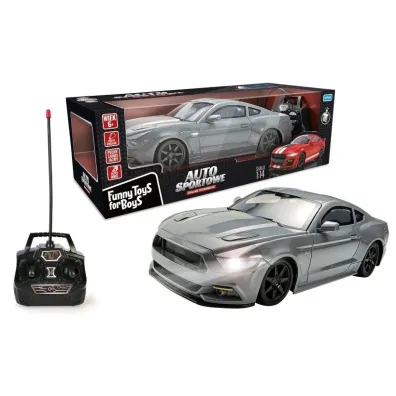 Auto sportowe zdalnie sterowane srebrne Artyk