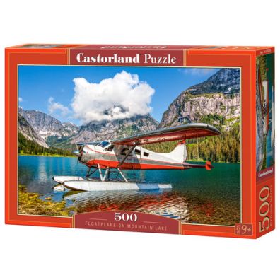 Puzzle 500 el. Floatplane On Mountain Lake Castorland