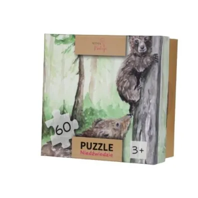 Puzzle 60 el. Nied�wiedzie Mama Maluje