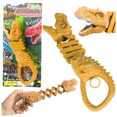 Gryz�cy szkielet dinozaura pistolet pomara�cz LeanToys