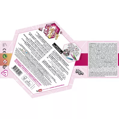 Zestaw beauty Bling Bling Nail&Hair z tatuaami Totum