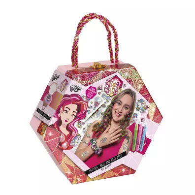 Zestaw beauty Bling Bling Nail&Hair z tatuaami Totum