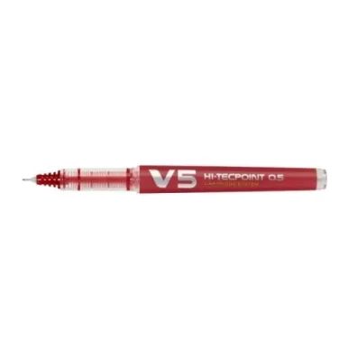 Cienkopis kulkowy Pilot Hi-Tecpoint V5 Cartridge System Czerwony (BXC-V5-R)