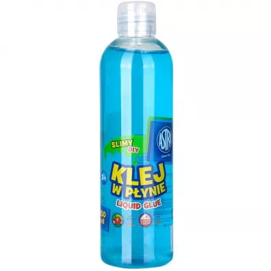 Astra Klej w p�ynie transparentny niebieski 250 ml
