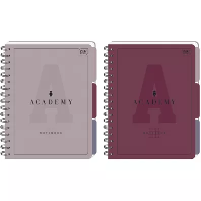 Interdruk Ko�ozeszyt z przek�adkami B5 PP Academy kratka 100 kartek
