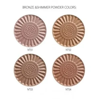 Revers Bronze & Shimmer nr 3 Puder br�zuj�co-roz�wietlaj�cy 9 g