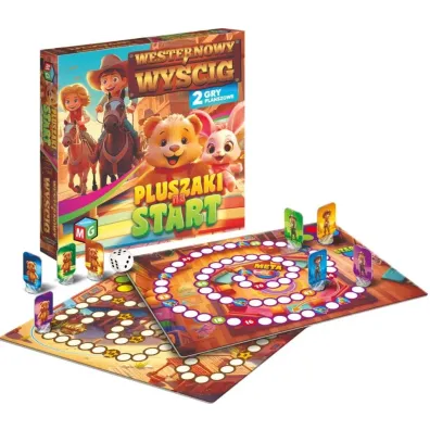 Gra Westernowy wy�cig Pluszaki na start Multigra