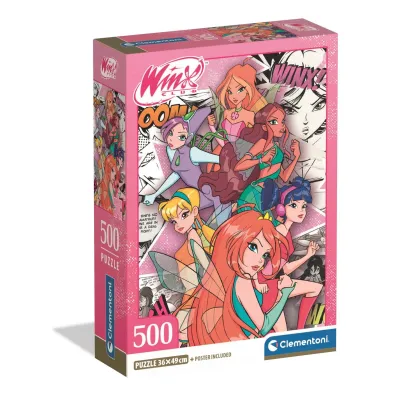 Puzzle 500 el. Compact Winx Clementoni