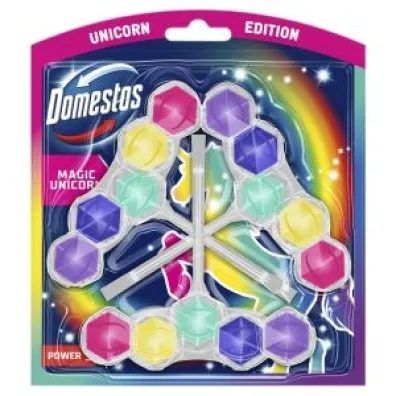 Domestos Power 5 Magic Unicorn Kostka toaletowa 3 szt.