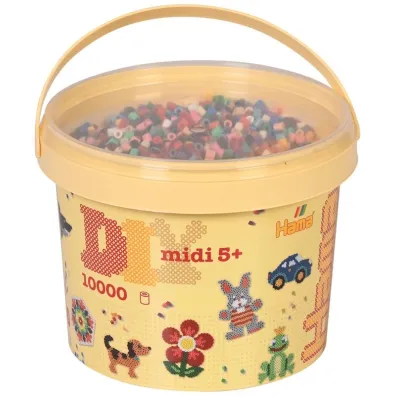 Midi koraliki w wiaderku 10000 element�w Hama