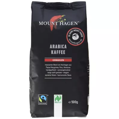 Mount Hagen Kawa mielona Arabica 100% fair trade 500 g Bio