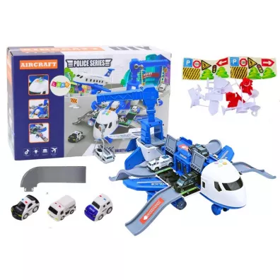 Samolot interaktywny do rozoenia policja 2w1 Leantoys