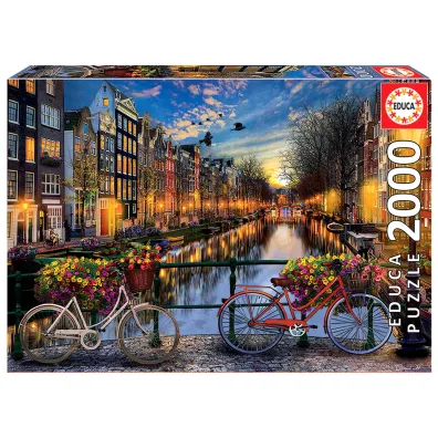 Puzzle 2000 el. Amsterdam/Holandia Educa