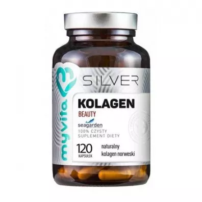 MyVita Silver Pure 100% Kolagen Beauty - suplement diety 120 kaps.
