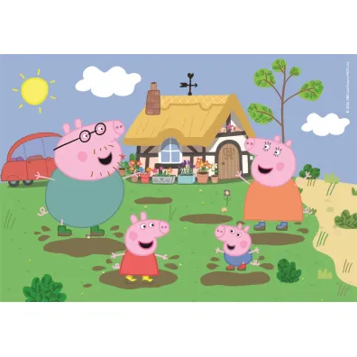 Puzzle 30 el. SuperColor. Peppa Pig Clementoni