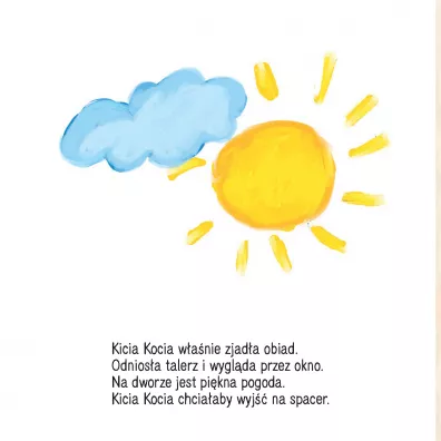 Kicia Kocia i straszna burza. Kicia Kocia
