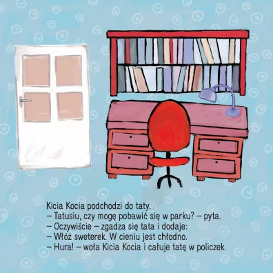 Kicia Kocia i straszna burza. Kicia Kocia