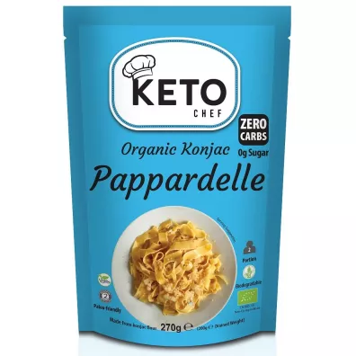 Better Than Foods Makaron keto konjac typu noodle pappardelle bezglutenowy 270 g Bio