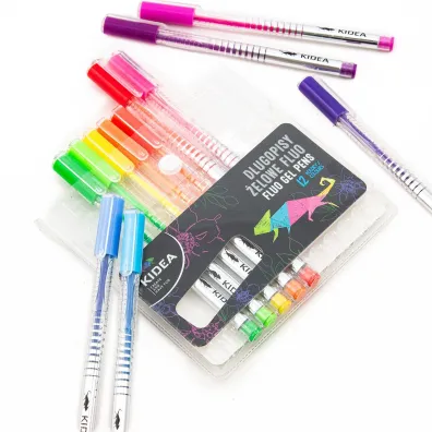 Derform D�ugopisy �elowe fluo 12 szt.