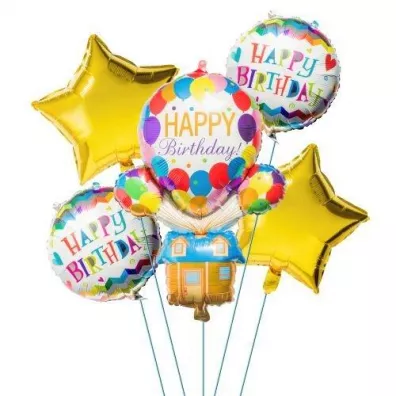 Zestaw balon�w urodzinowych 5 szt.