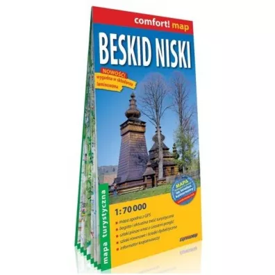 Beskid Niski mapa turystyczna 1:70 000