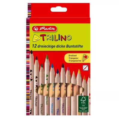Herlitz Kredki Trilino 12 szt.