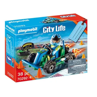 Zestaw z figurkami City Life 70292 Zestaw upominkowy "Wycig Go-Kart"