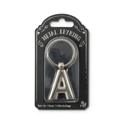 If Silver Letter Keyring - brelok do kluczy litera A