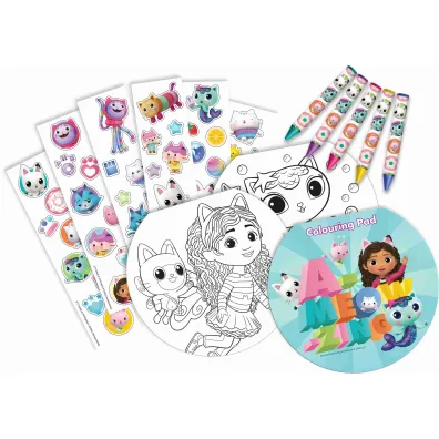 KIDS EUROSWAN Zestaw artystyczny podr�ny Koci Domek Gabi