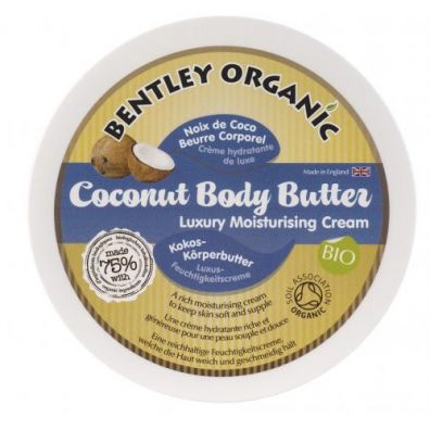 Bentley Organic Organiczne maso kokosowe do ciaa, , 200g nowo - karton, 6szt 200 g