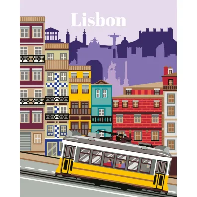 Malowanie po numerach CreArt - Lizbona Ravensburger