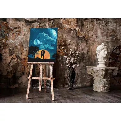 Twoje Hobby Malowanie po numerach - Mio pod gwiazdami 40x50cm