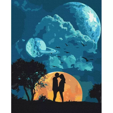 Twoje Hobby Malowanie po numerach - Mio pod gwiazdami 40x50cm