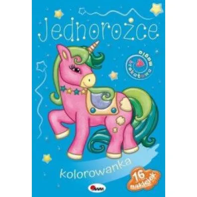 Jednoro�ce Kolorowanka brokatowa - Piotr Kozera