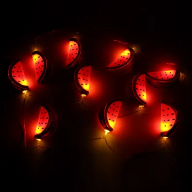 �a�cuch ze �wiat�ami LED, Arbuz