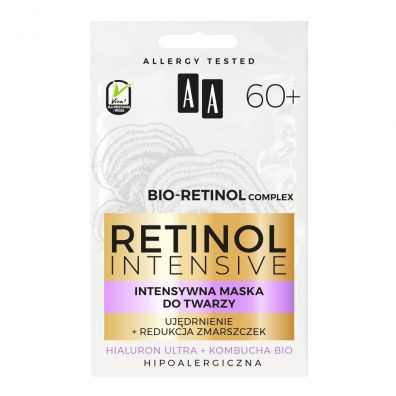 Aa Retinol Intensive 60+ intensywna maska ujdrnienie + redukcja zmarszczek 2 x 5 ml