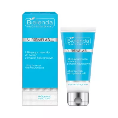 Bielenda Professional SupremeLab Hydra-Hyal2 Injection liftingujca maseczka do twarzy z kwasem hialuronowym 70 ml