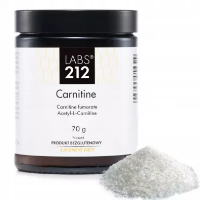 Labs212 Carnitine Acetyl -L-Carnitine Suplement diety 70 g