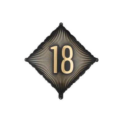 PartyDeco Balon foliowy   18  , 46x46 cm, mix  1 op. / 1 szt.