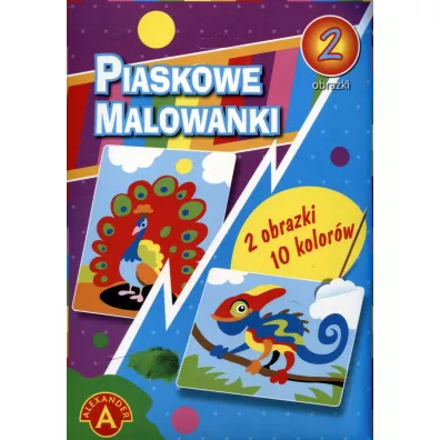 Piaskowe malowanki. Kameleon Paw Alexander