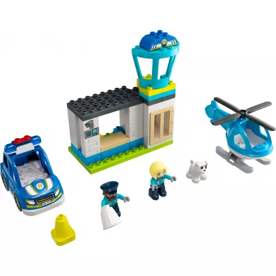 LEGO DUPLO Posterunek policji i helikopter 10959