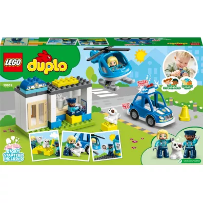 LEGO DUPLO Posterunek policji i helikopter 10959