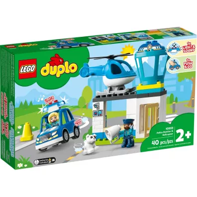 LEGO DUPLO Posterunek policji i helikopter 10959