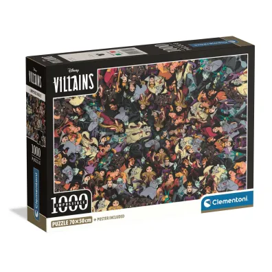 Puzzle 1000 Disney Villains Clementoni