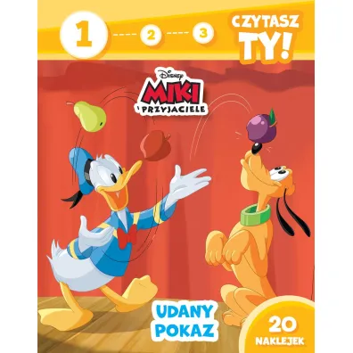1, 2, 3, czytasz ty! Poziom 1. Udany pokaz. Disney Miki i Przyjaciele - El�bieta Lekan