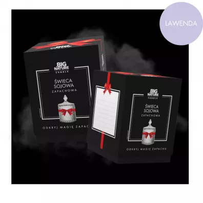 Big Nature wieca sojowa zapachowa Lawenda 115 g