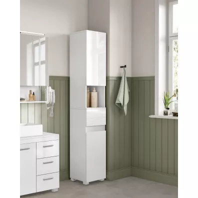 Songmics Wysoka i wska szafka azienkowa 170 cm