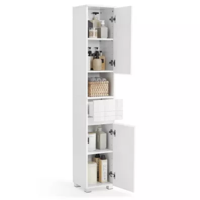Songmics Wysoka i wska szafka azienkowa 170 cm